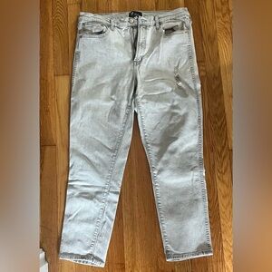 GAP Light Gray High-Rise Vintage Slim Jeans- Size 12
